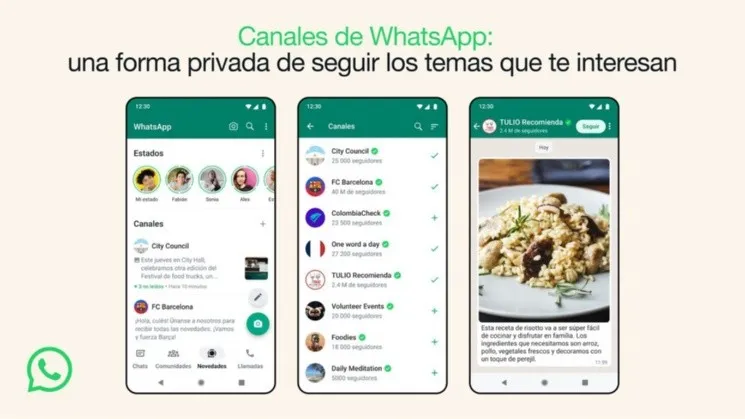 Similar a otras aplicaciones populares, WhatsApp estrena los canales de difusión que se ubicarán junto a los clásicos estados 1